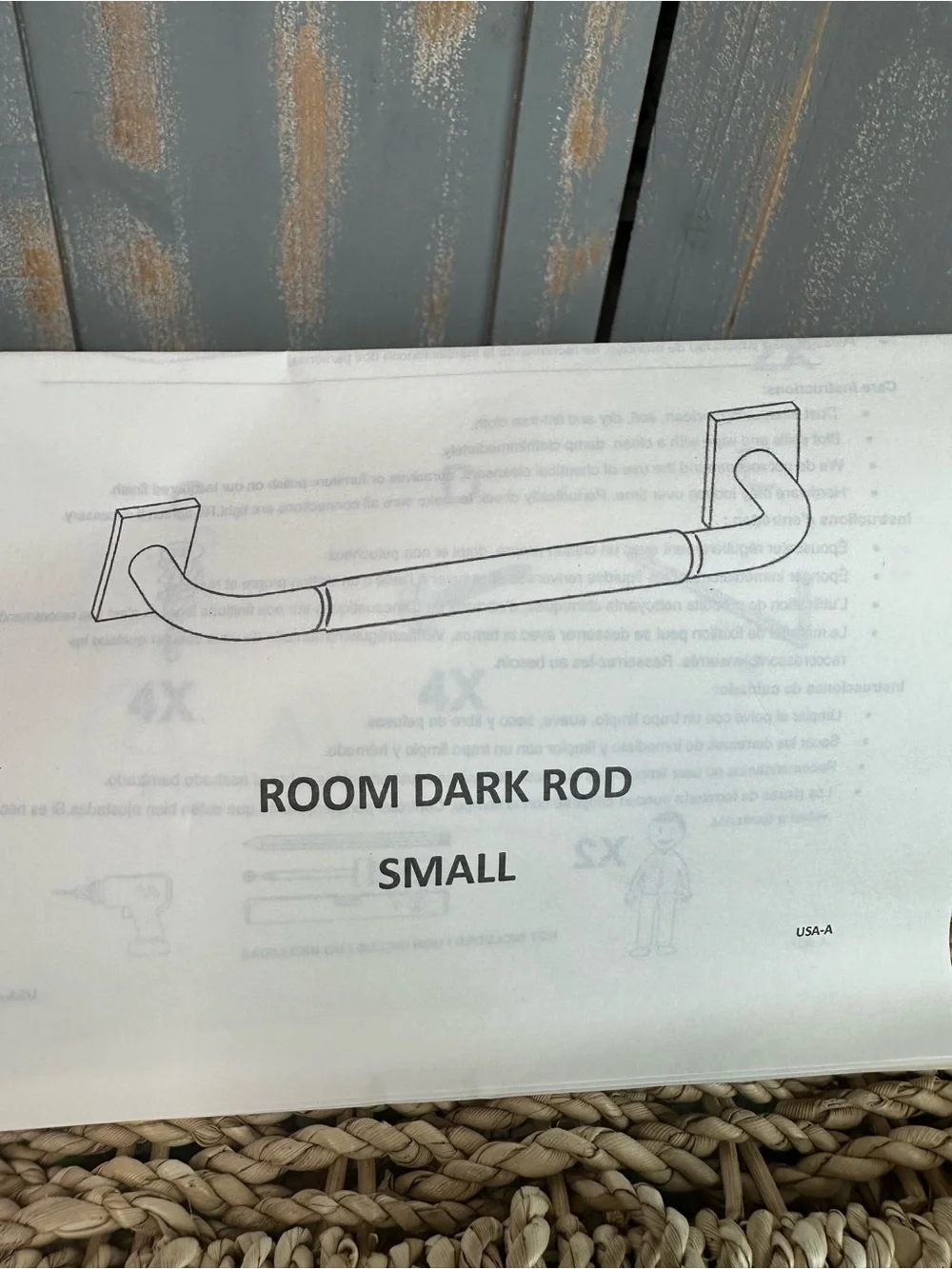 Pottery Barn Hidden Connection Room Darkening Curtain Rod Brass 28